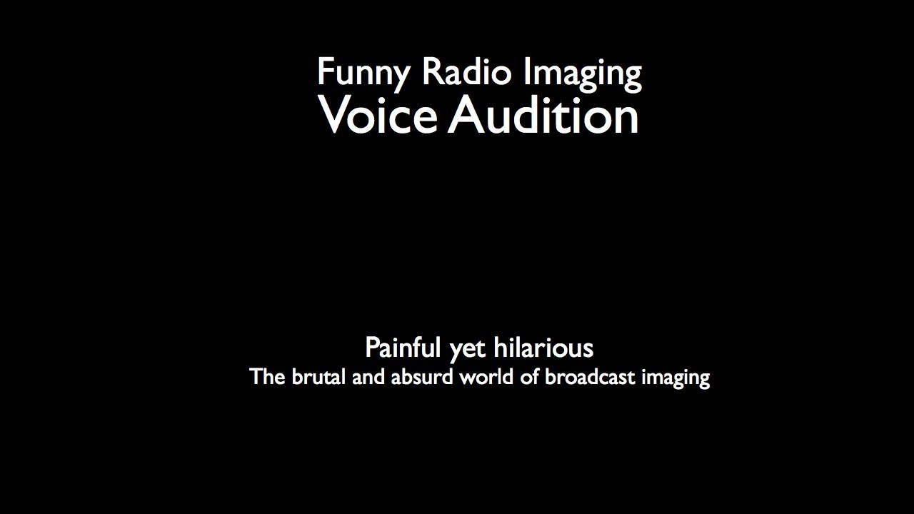 Funny Radio Station Voice Over Audition - YouTube