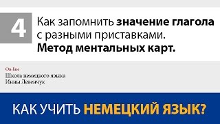 Как запомнить значение глагола с разными приставками. Метод ментальных карт