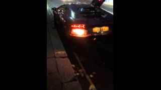 Lamborghini Aventador Catches Fire in London!
