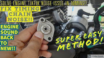 FIX TIMING CHAIN NOISE ON YOUR ENGINE, MUST WATCH!!