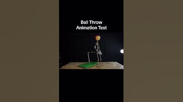 Ball Throw Test #aardmanacademy #animation #armature #claymation  #stopmotion #stopmotionanimation