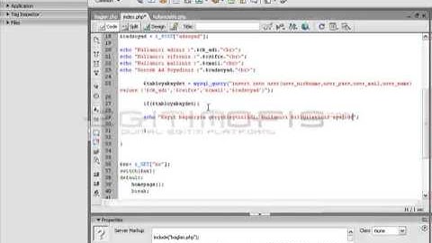Php Dersleri Ders 55 - Veri Tabanında Tablo Oluşturma ve Tabloya Baglatı 3