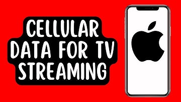 How to Enable Using Cellular Data for TV Streaming on iPhone