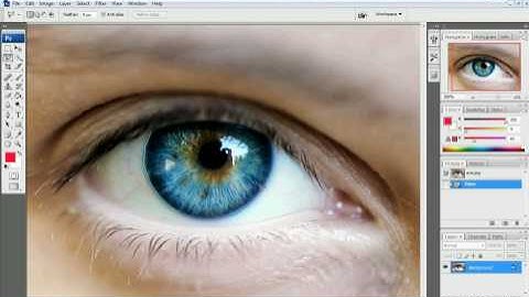 how to change eye color in photoshop cs3