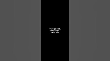 If you get tired, learn to rest, not to quit.#success #motivation #discipline #mindset #fyp #viral