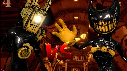 BENDY VS PROJECTIONIST! Bendy And The Ink Machine Chapter 4 - Colossal Wonders!