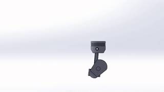 IC engine piston assembly using solid works