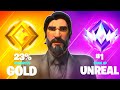 Gold to unreal world record speedrun fortnite ranked