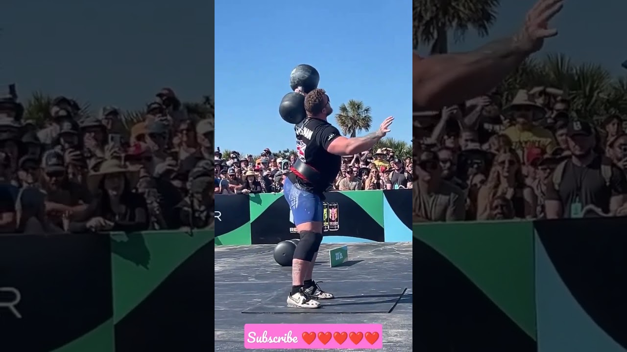 World's Strongman Competition 2023 🤯🤯🤯 | Lifting 300 Lbs Dumbbell One Hand 