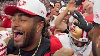 Download Lagu 49ers players have amazing reaction to Jake Moody game winner vs Raiders 🙌 MP3 Download Lagu 49ers players have amazing reaction to Jake Moody game winner vs Raiders 🙌 MP3