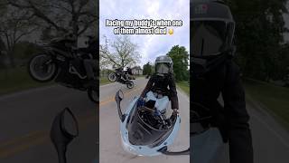 GSXR FRIEND ALMOST DIED 😳🫣 #rosriding #gsxr1000 #motorcycle #bikelife #sportbike #superbike #gsxr6