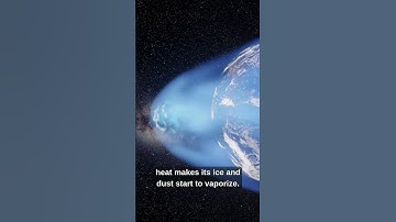 Why Do Comets Have Tails? (It’s Not What You Think!) #spacefacts #shorts