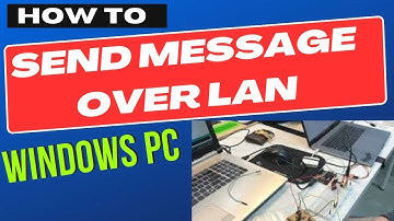 Send Message from one computer to another computer over LAN