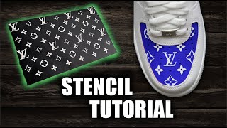2 Gucci Vinyl Stencil Sheets for Customizing Shoes Great for 