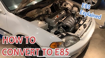 How to run E85 / Convert your car to E85