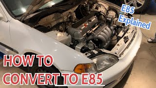 How to run E85 / Convert your car to E85