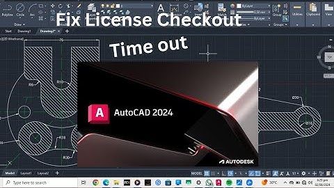 AutoCAD 2024: Fix License Checkout timed out ||   Licencia gratuita