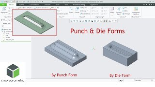 Creo Parametric | Punch and Die Forms | How to create Louvers