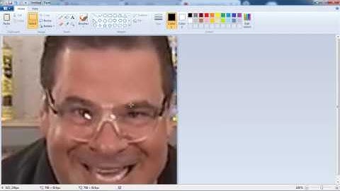 The process of making memes using ms paint