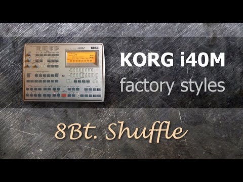 Korg I40m Factory Styles 1 Youtube