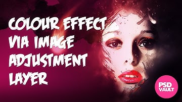 Photoshop Tutorial - Apply Colour Effect via Image Adjustment Layer