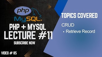 How to Retrieve|Fetch Data from MySQL with PHP | Beginner Tutorial
