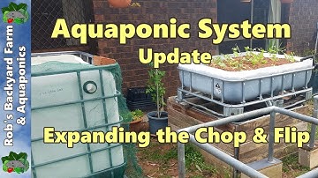Expanding a Chop & Flip Aquaponic System - My Parents System