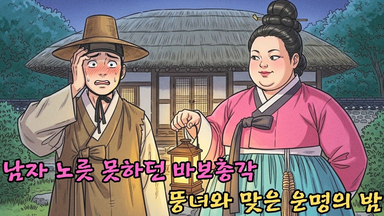 남자 노릇 못하던 바보총각, 뚱녀와 맞은 운명의 밤 | 야담·민담·전설·옛날이야기·오디오북