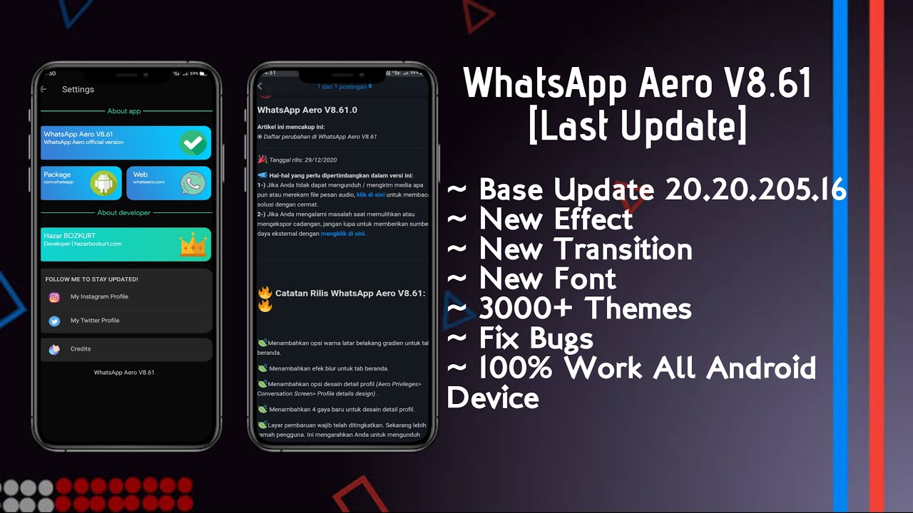 Whatsapp Aero Update Lagi Tutorial Cara Download Whatsapp Aero Versi Terbaru 2020 Youtube