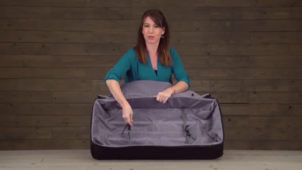 Explore the Features of the Eagle Creek Expanse Drop Bottom Wheeled Duffel  32 - YouTube