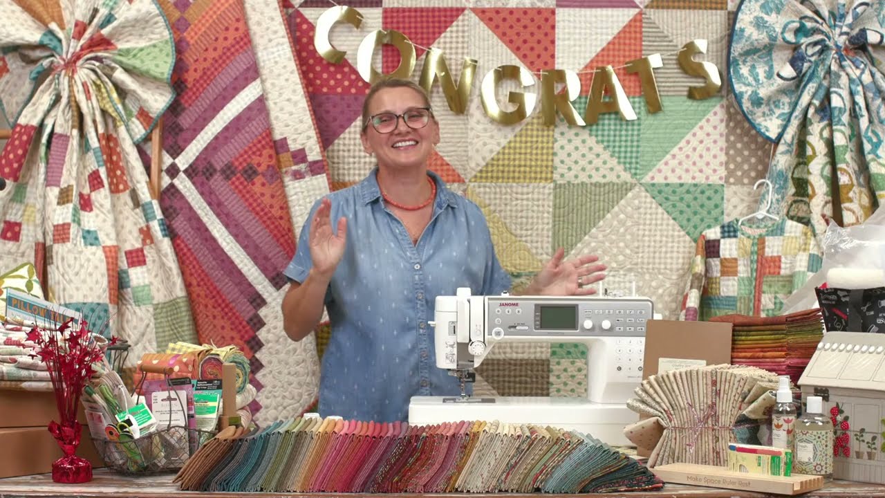 Quilting Window LIVE -  Janome Celebration,  Mystery Quilt Kick Off & Antique Quilt Trunk Show!