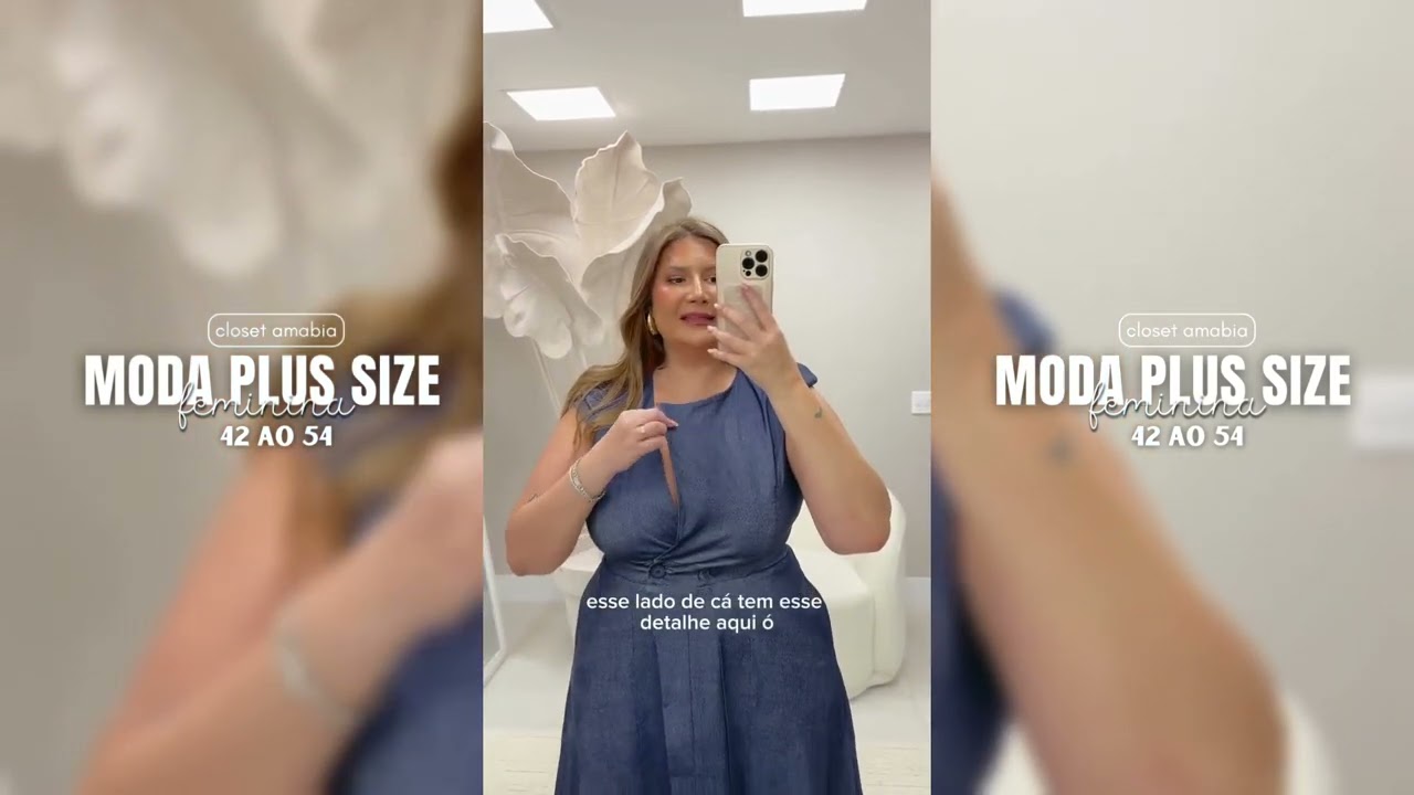 Vestido Jeans QueBella - Closet AMABIA