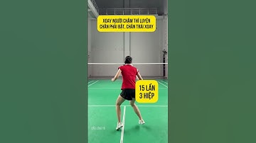 Bài Tập Chân Nhanh Như Chớp: Bí Quyết Tốc Độ Trên Sân Cầu Lông #badminton #caulong #sports  #cầulông