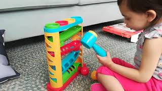 Bop and Drop Ball tower for High Energy toddlers