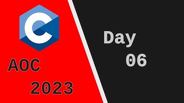 Advent of Code 2023 in C - Day 6