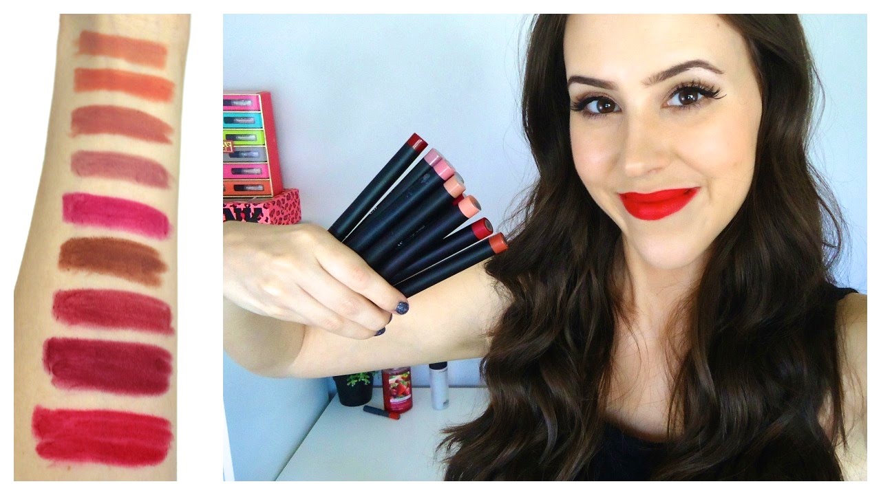 Rate this post ELF Matte Lip Color ALL 9 SHADES + Lip swatches – ...