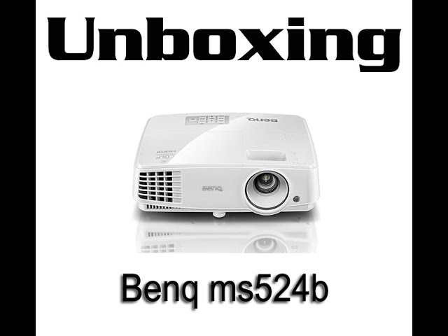 UNBOXING Projetor Benq Ms524 - YouTube