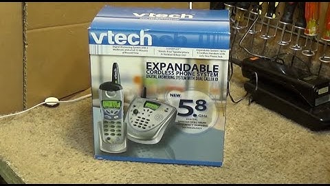New Old Stock Vtech i5881 5.8 GHz Cordless Phone with Digital Answering System