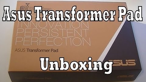 Asus Transformer Pad TF300t Unboxing & Review