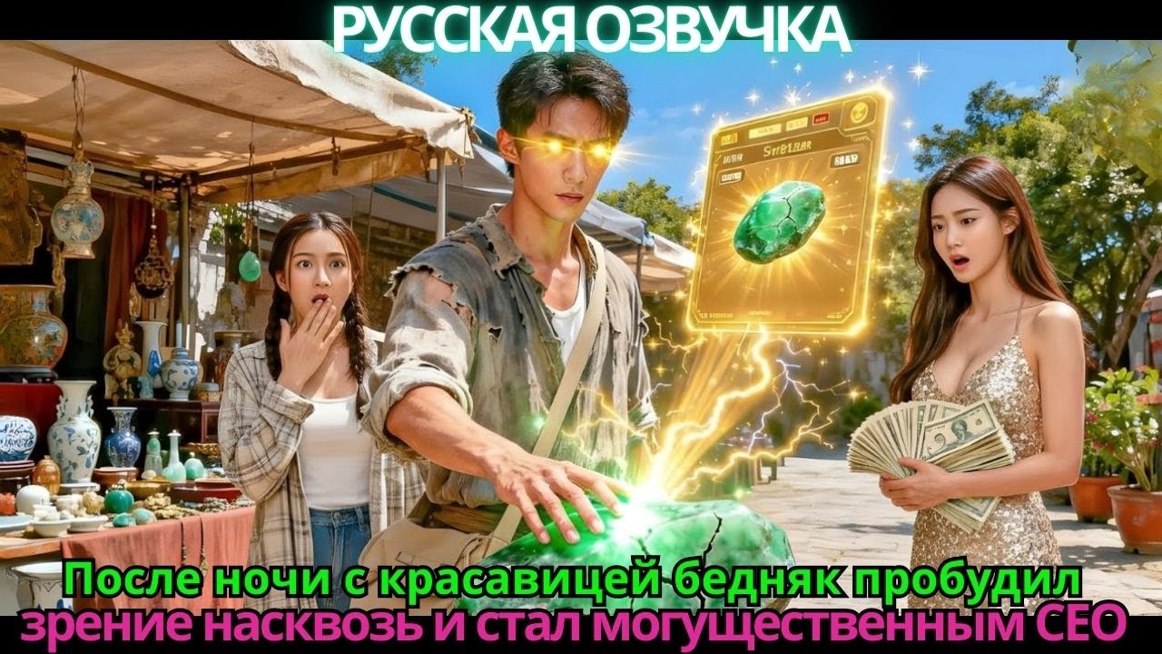 После ночи с красавицей бедняк пробудил зрение насквозь и стал могущественным CEO