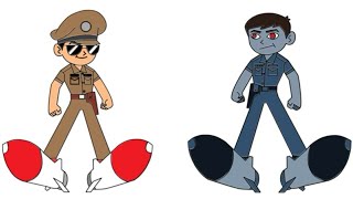 How To Draw Little Singhamlittle Singham Drawinglittle Singham Desh Ka Sipahi With Smart Painting