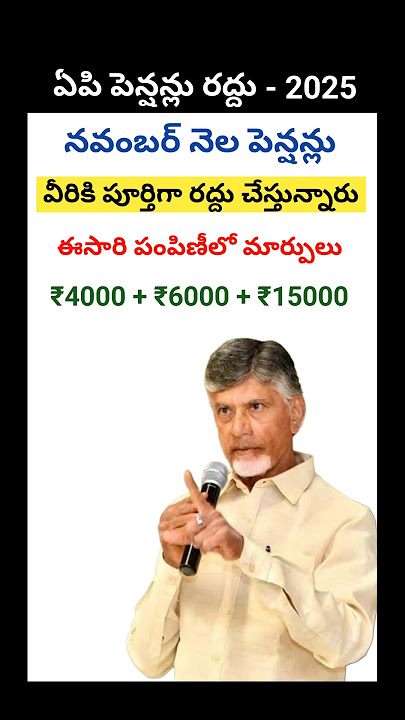 AP NTR Bharosa Pension Scheme Latest News 2025