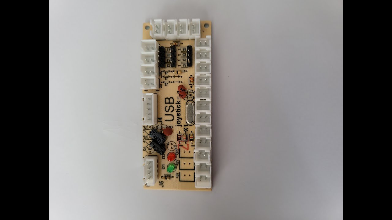 usb joystick controller board instructions