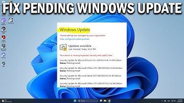 How To Fix a Windows Update Pending Install - Easy Fix