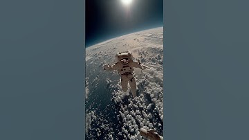 A day in space 🚀🌕 #space #earth #nasa #aiart