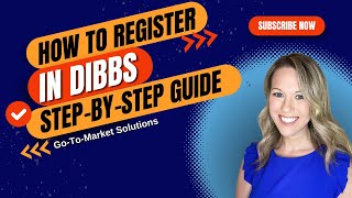 How to Register in DIBBS || Gov Market Accelerator Wealth