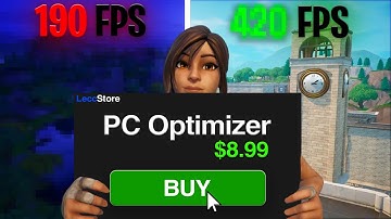 I Bought a PC Optimizer to Boost my FPS in Fortnite...