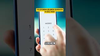 Telefonda Bilmeniz Gereken 4 GİZLİ KOD 👌