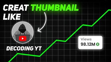 How to Make Thumbnail Like@decodingyt how to make thumbnails