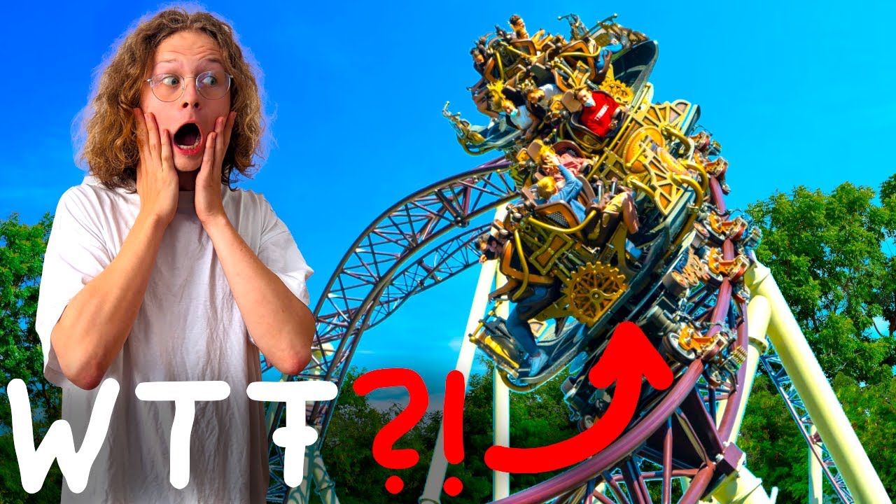 ICH bin die VERRÜCKTESTE ACHTERBAHN EUROPAS gefahren!